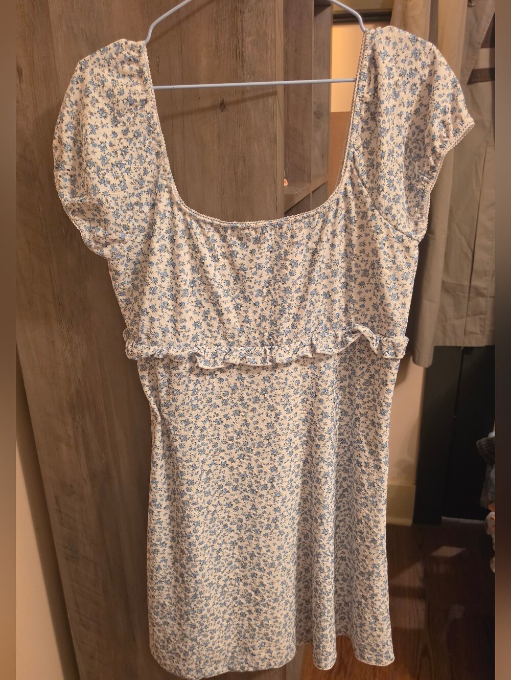 Altar'd State Blue Floral Mini Dress